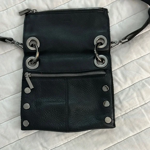 Hammitt Montana Rev Small Black Crossbody Bag with Metal Studs - Picture 7 of 12